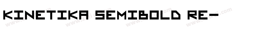 Kinetika SemiBold Re字体转换